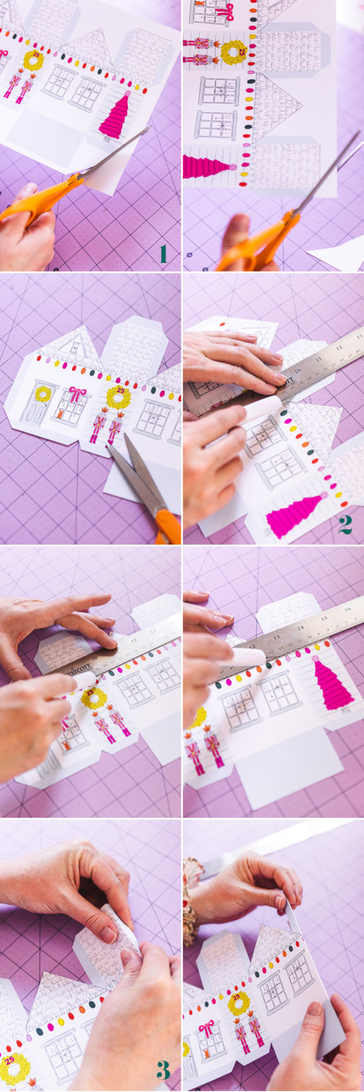 DIY Printable Advent Village Calendar - The House That Lars Built
