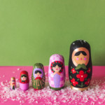 Christmas Painted Nesting Dolls (1 of 11)