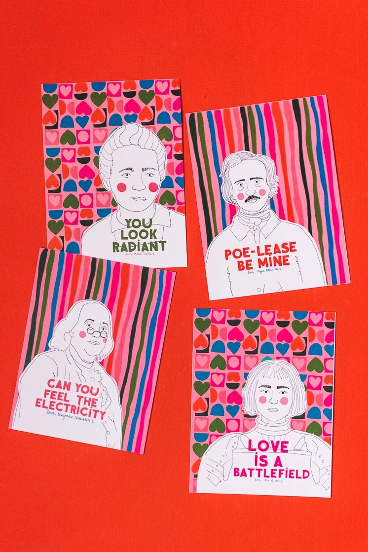 printable valentines from The House That Lars Built