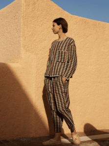 woven pajamas from Toast