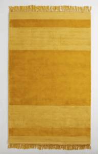 Golden tonal rug