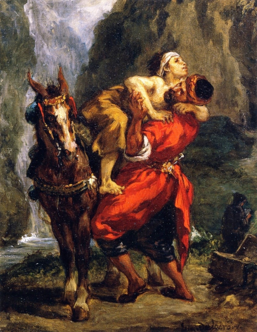 The Good Samaritan (1849) by Eugene Delacroix