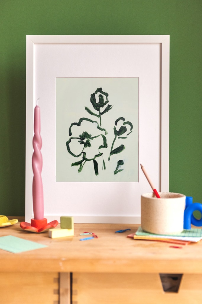 Poppy I print by Rachel Smith