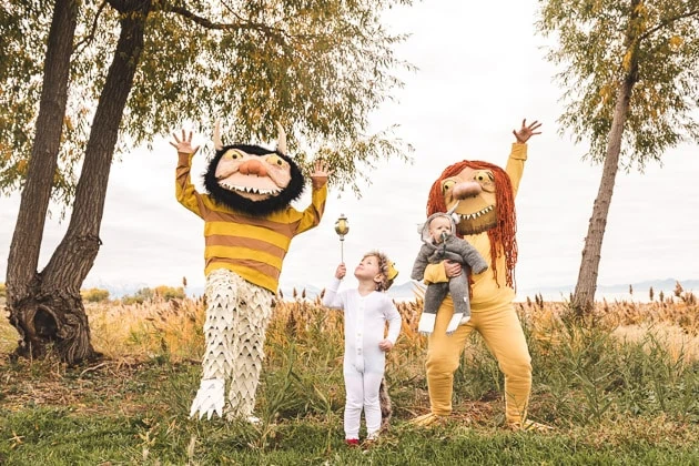 family costume where the wild things are