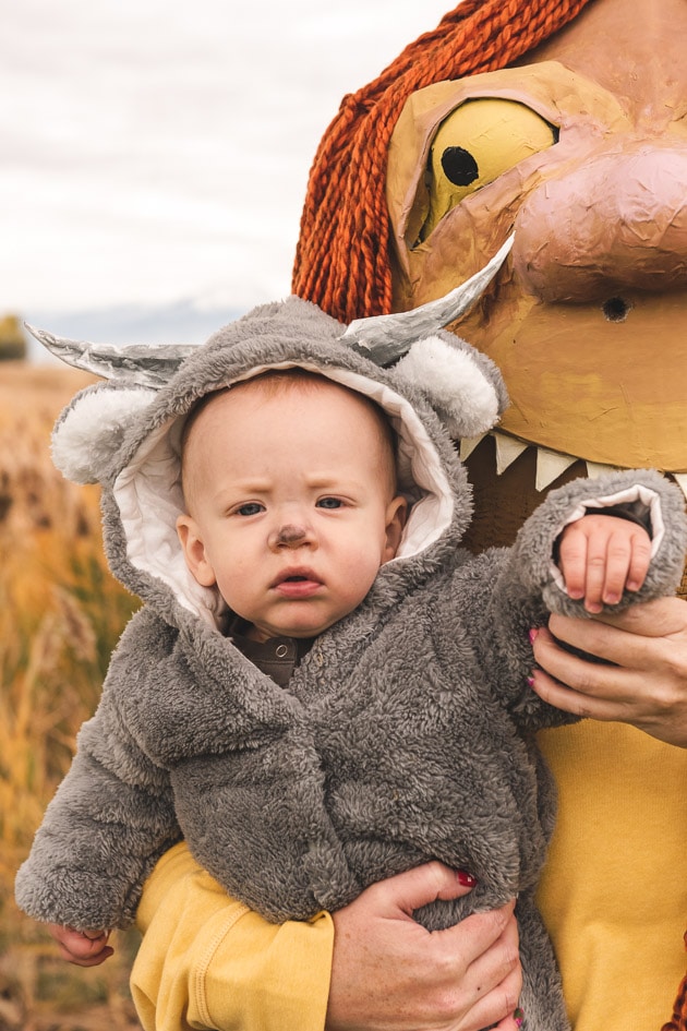 wild things costume for baby