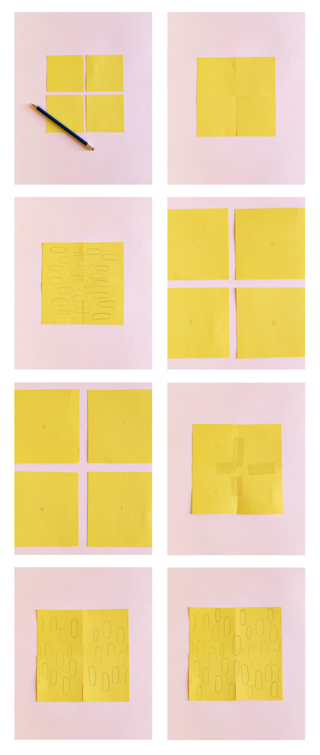 Simple Repeat Pattern with Post-it Notes - The House That Lars Built