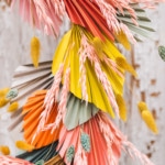 DIY Paper Palm Leaf Wreath (3 of 10)