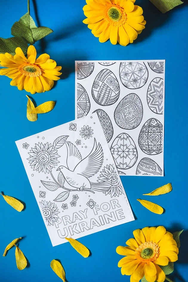Easter & Ukraine Coloring Pages 2022 (8 of 8)