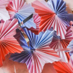 4th of July Paper Star Wreath (6 of 22)