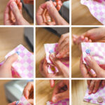 Hand Sewing Button Steps
