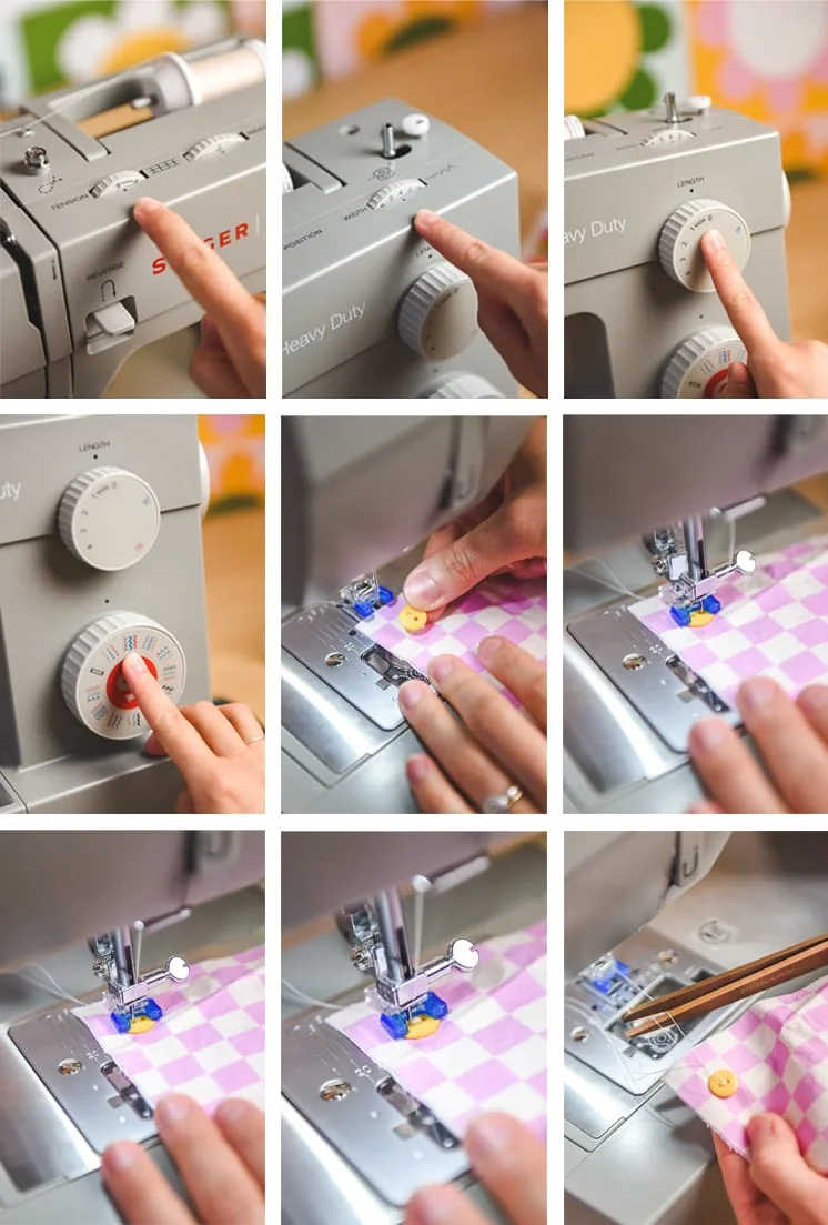 How to sew on a button – simple sewing technique