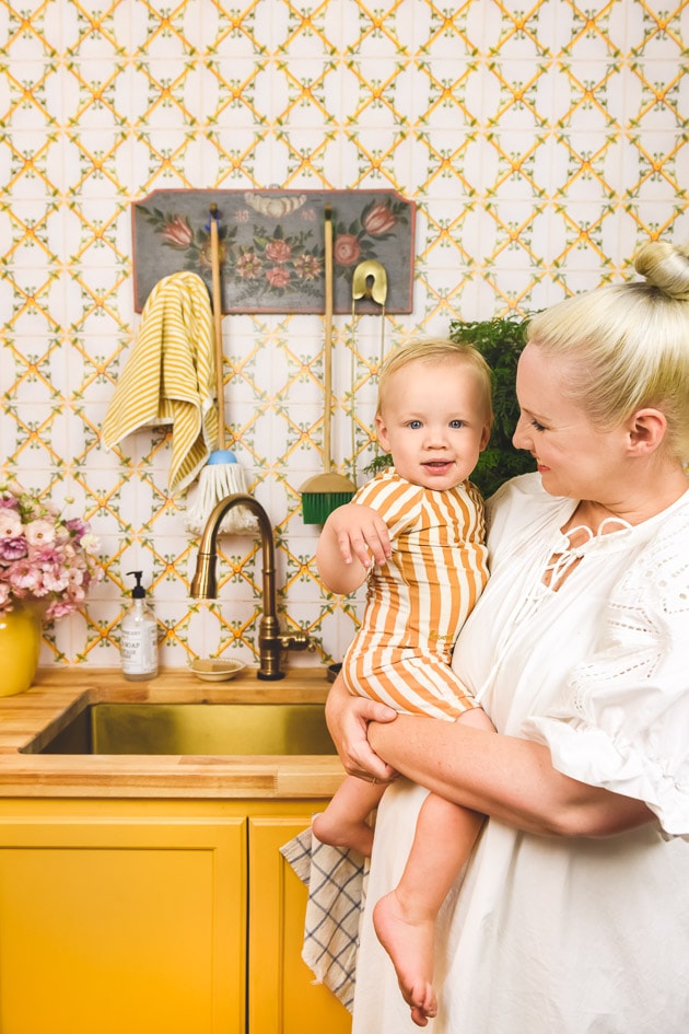 Laundry Room Makeover with Delta Faucet