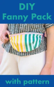 fanny pack with pattern