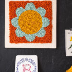 Punch Needle Retro Floral Wall Hanging (27 of 33)