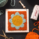 Punch Needle Retro Floral Wall Hanging (33 of 33)