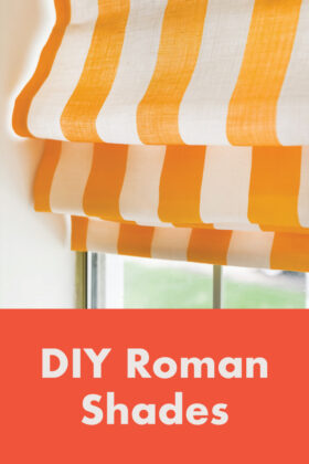 DIY Roman Shades - The House That Lars Built