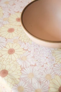 floral tablecloth