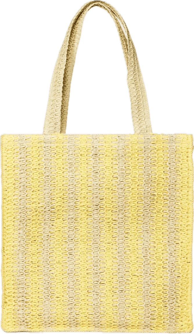 straw yellow bag The House That Lars Built