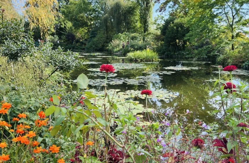 monet’s gardens at giverny lily pads