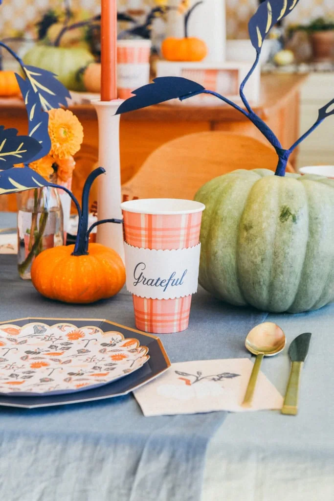 Thanksgiving paper goods from Bonjour Fete