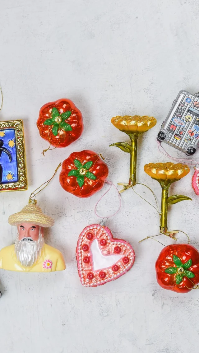 Holiday Shop Drop! Our new ornaments are giving artful, Lars inspired holiday🎄