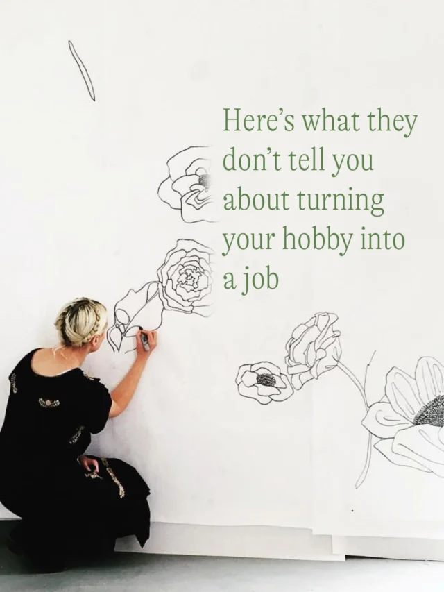 I’m deeply grateful that creativity has supported me and my family for so many years AND I’ve learned a lot of hard earned lessons. When your ideas become content, deadlines, products, and paychecks, creating begins to carry a weight it didn’t have before. You aren’t only asking, “What do I want to make?” You’re also asking, “Will it perform? Will it sell? Can I make it again? Can I support my team? My family?”

I don’t regret building a creative career, not in the least, but I wish I had known what it would ask of me fully and how I would need to protect the part of creativity that is still curious, private, inefficient, and ours. For the record, I’m not saying don’t do it. I’m saying, do it with as much information as you can before you commit.

If you’ve turned something you love into your work, has it changed the way you feel about it?

Read the full essay over on my Substack, Lessons I’m Learning by Brittany Watson Jepsen. Link in bio.
